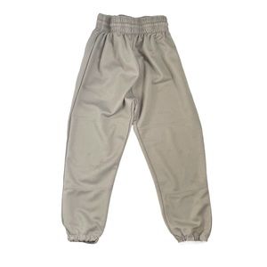 ProMark Gray Baseball/Softball Pants Youth M Practice Ankle Drawstring Flawed